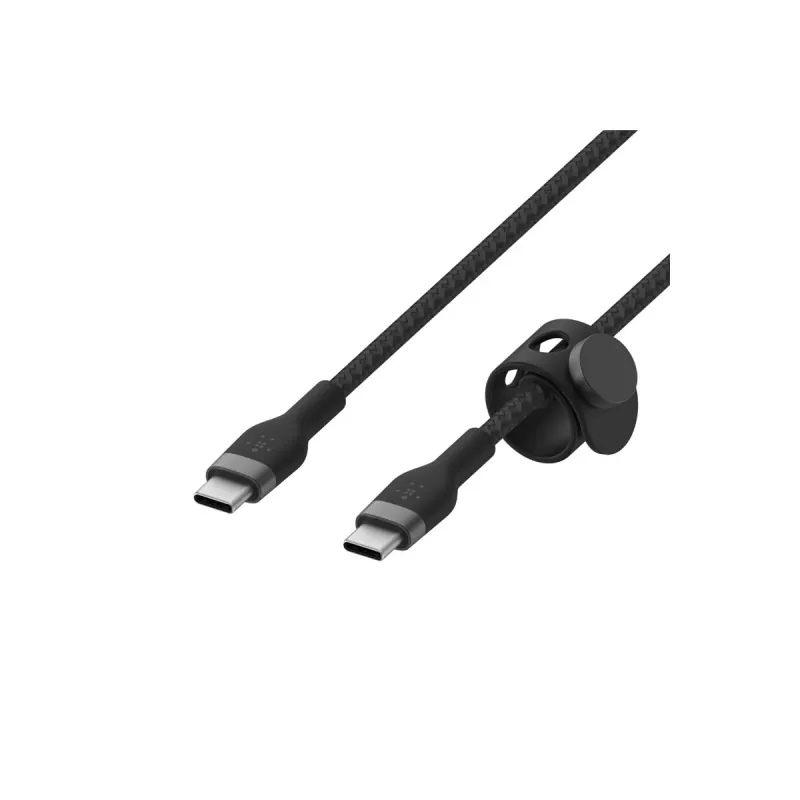 Cabo USB Belkin BOOSTCHARGE PRO Flex 3 m USB 2.0 USB C Preto (CAB011BT3MBK)