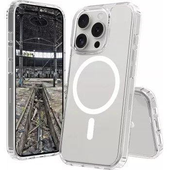 Capa JT BERLIN Pankow Clear MagSafe para iPhone 16 Pro Max 17,5 cm transparente