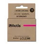 Tinta Actis KB-123M (substituto do Brother LC123M/LC121M; Standard; 10 ml; magenta)