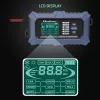 Carregador de bateria inteligente com microprocessador Qoltec com testador de bateria e função de reparação 12V | 6A | LCD | Carregador de bateria para bateria AGM LiFePO4 GEL
