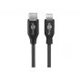 Goobay cabo de carregamento e sincronização USB-C™, 1 m, preto - cabo MFi para Apple iPhone/iPad preto (39445)