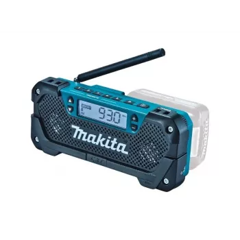 Makita MR052 rádio Worksite Analógico e digital Preto, Azul