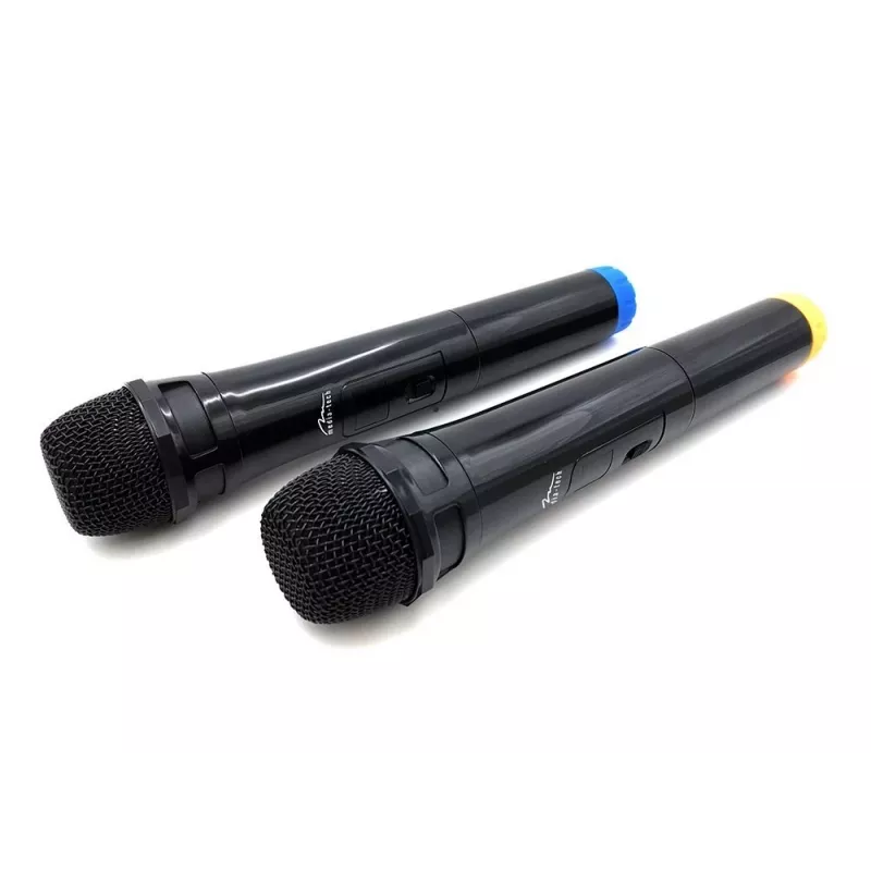 Media-Tech MT395 Accent Pro microfones de karaoke sem fios, pack de 2