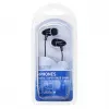 VAKOSS LT-437EX auriculares intra-auriculares com fio, binaurais, cabo de 1 m, pretos