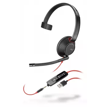 Headset Poly Blackwire 5210 monaural USB-C