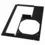 Painel traseiro para caixa de PC Micro-ATX, DimasTech S0022GB, 5 slots de expansão, preto grafite