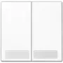 Jung LS 995 NA WW Tecla basculante com campo de nome, branco, IP44
