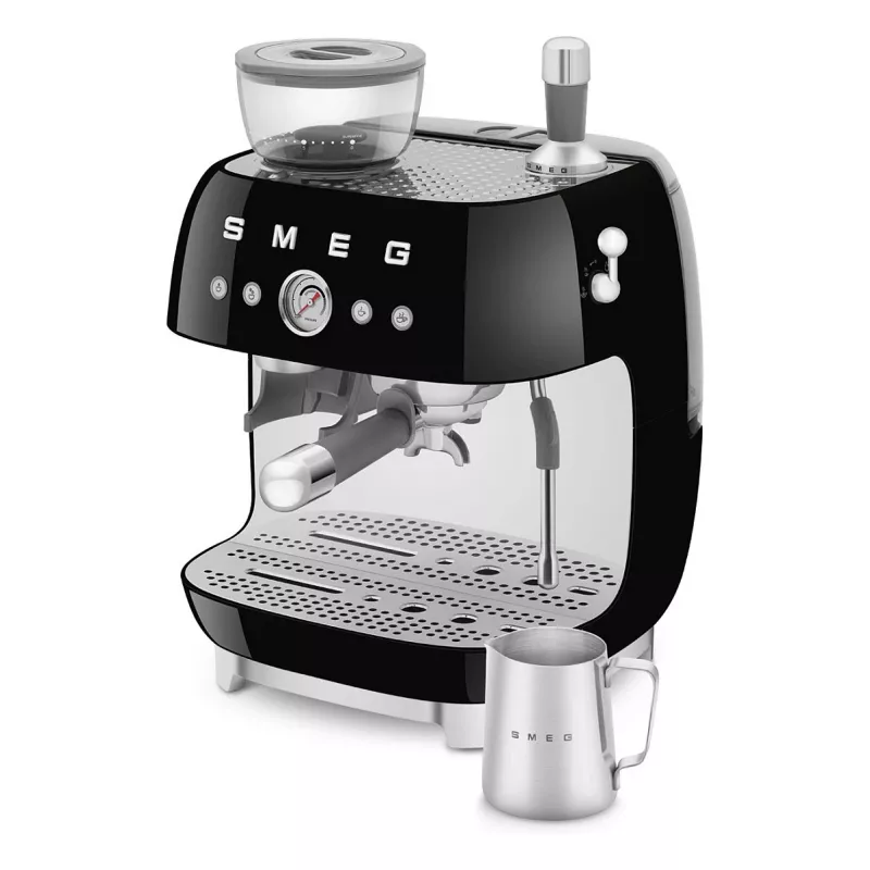 SMEG EGF03BLEU Máquina de café expresso. Máquina de café automática 50s Style. preta