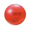 Bola de treino de reabilitação MDH DRQM3A0MA002P 55 cm, vermelha, ABS, insuflável, com bomba, carga máx. 150 kg