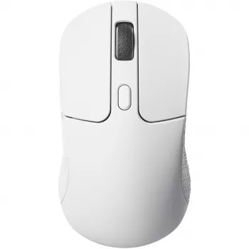 Rato gaming Keychron M3 destro RF sem fios + Bluetooth ótico 26000 DPI branco