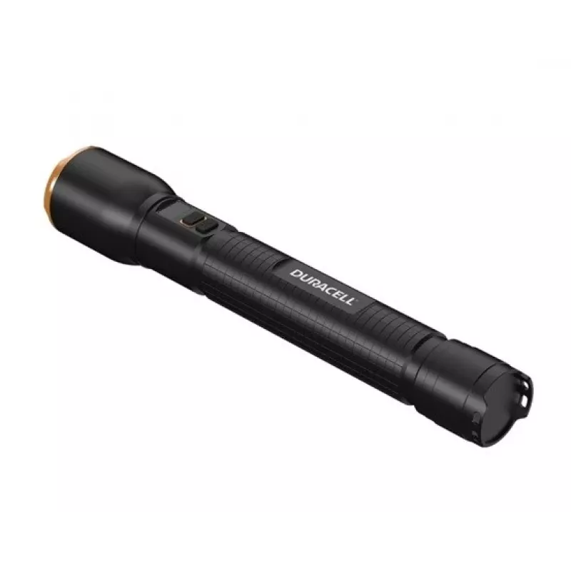 Lanterna Duracell DF6000R caixa de oferta — lanterna de mão recarregável, preta
