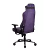 Cadeira gaming Arozzi Vernazza SoftFabric roxa — design ergonómico, braços e altura ajustáveis