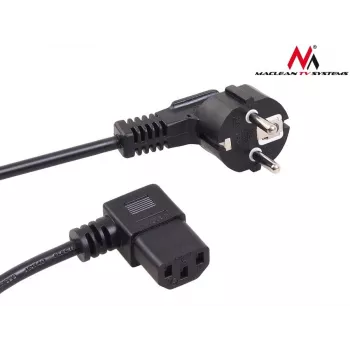 Cabo de alimentação com ficha angular de 3 pinos 3M MCTV EU-803