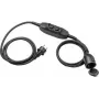 Cabo de extensão AS Schwabe 45222 com interruptor diferencial, 1,5 m de comprimento, ficha e conector fêmea com contacto de proteção