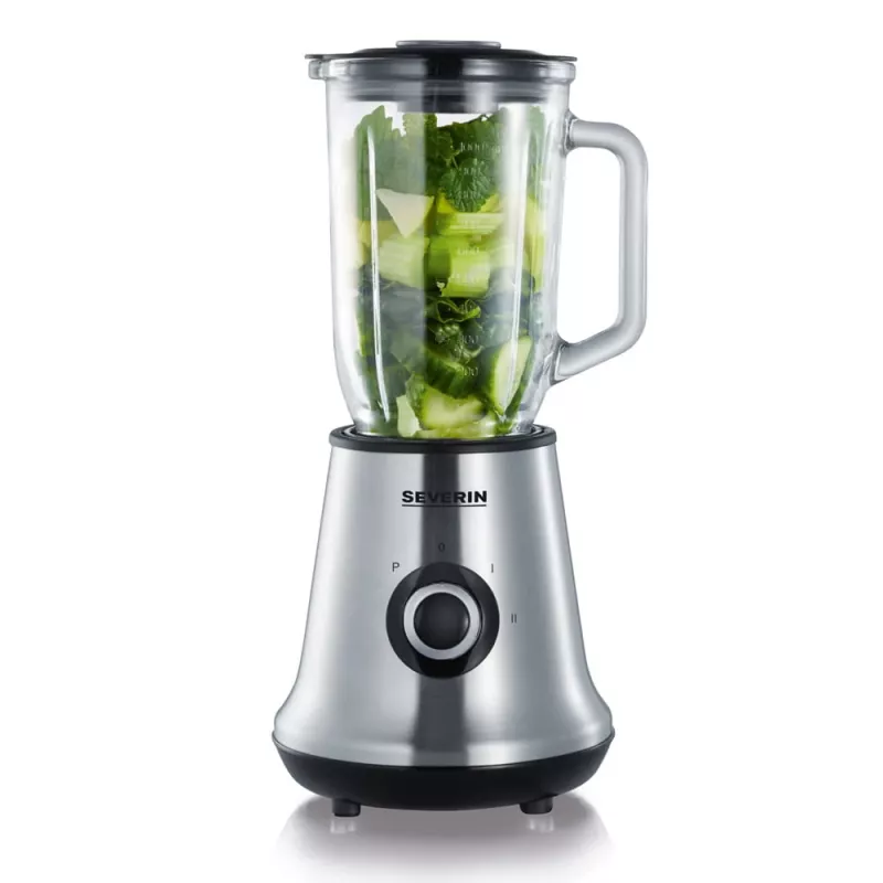 Batedeira Severin SM 3734 preta - aço inoxidável 1l 500W misturadora (SM 3734)