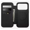 Capa tipo carteira Nomad Modern Leather Folio para iPhone 17 Pro, pele + alumínio, 6,3 polegadas (16 cm), tan, 3 compartimentos para cartões