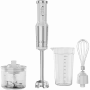Batedeira manual, 1200W em CB, branco, lâmina Tigerzahn, batedor de varas, robot de cozinha, copo