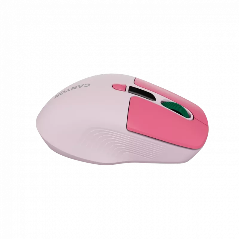 Canyon MW-26 - rato ótico sem fios 2 em 1 Bluetooth / 2,4 GHz - silencioso - rosa
