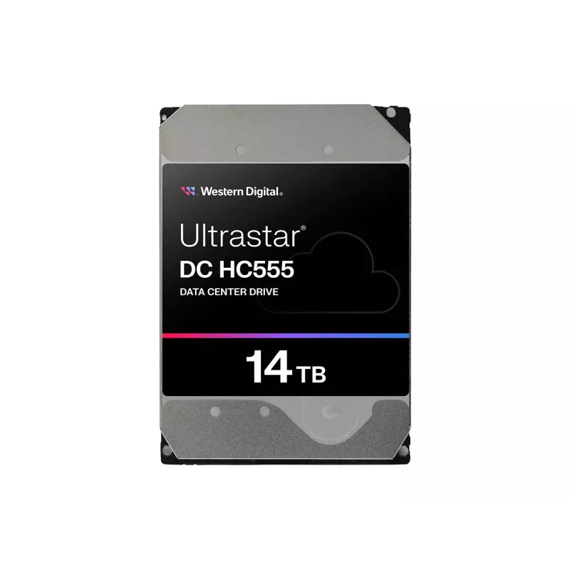 WD Ultrastar DC HC555 - Disco rígido - centro de dados - 14TB - interno - 3,5 (8,9 cm) - SATA 6Gb/s - 7200 rpm - Memória intermédia: 512MB (0B48721)