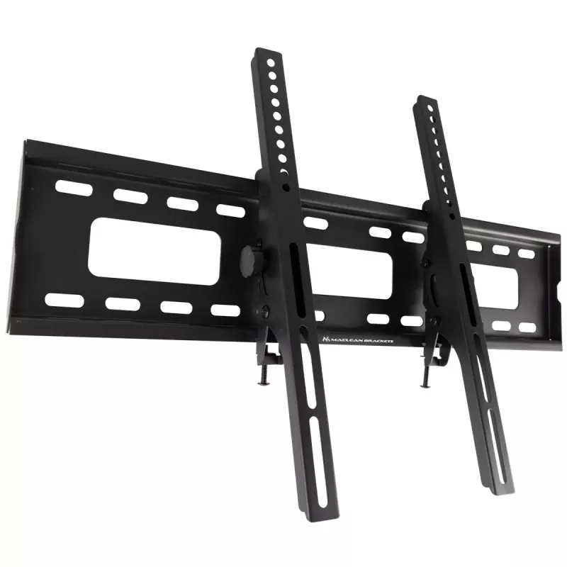 Suporte de parede para TV Maclean MC-421 32 -90 VESA 600x400 80kg inclinável universal ajustável nível de bolha acessórios plano fino