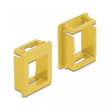 Conjunto de montagem DELOCK 86765, plástico amarelo, conjunto de acessórios para instalação de dispositivos
