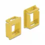 Conjunto de montagem DELOCK 86765, plástico amarelo, conjunto de acessórios para instalação de dispositivos