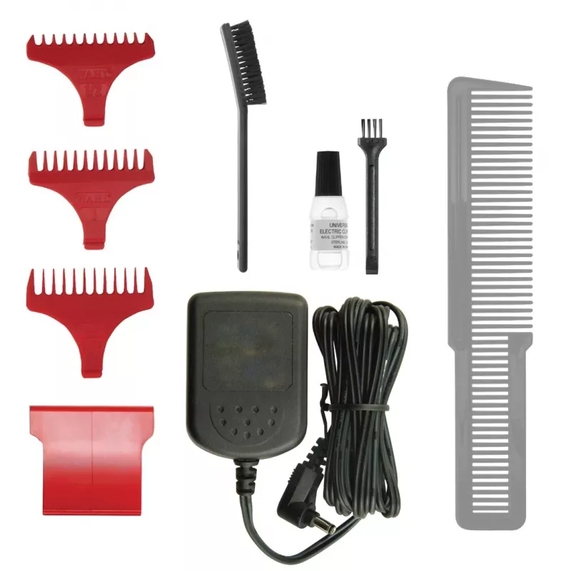 Wahl Cordless Detailer Li bordô, prateado iões de lítio (Li-Ion)
