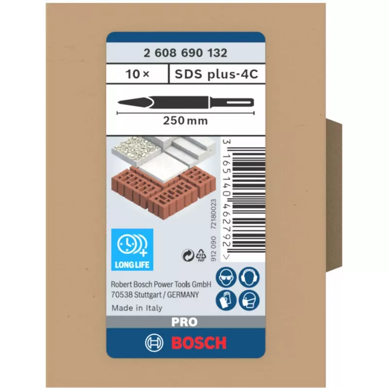 Bosch 2 608 690 132 acessório de brocas e cinzéis ponteiro de martelo rotativo