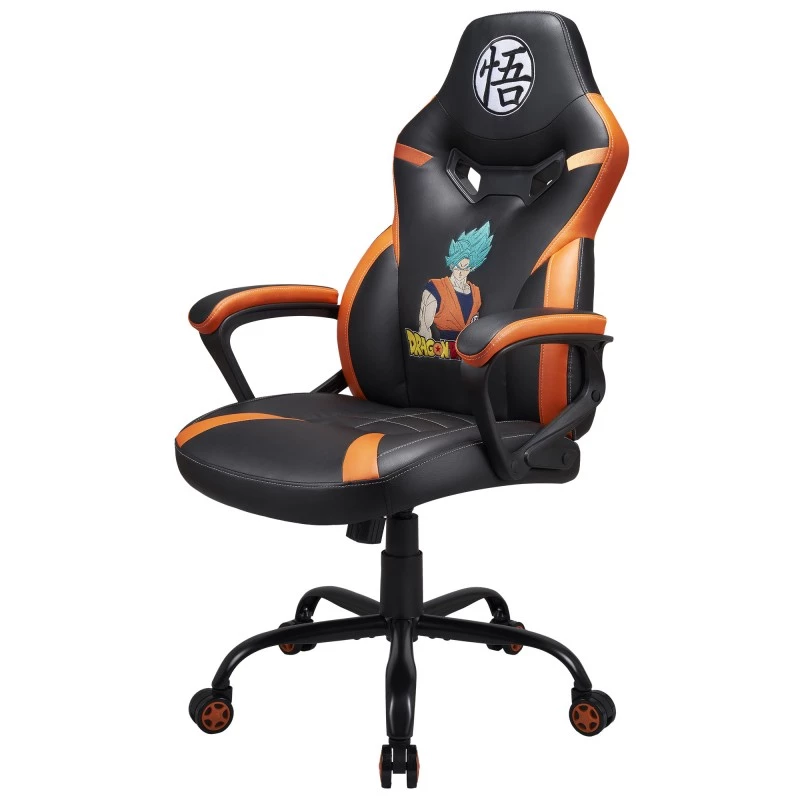 Cadeira gaming para PC Subsonic SA5573-D4 assento acolchoado preto laranja
