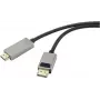 Cabo DisplayPort RF-4995158 [1x ficha – 1x ficha HDMI] preto (RF-4995158)