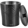 Balde de gelo Lurch 00240795 aço inoxidável parede dupla cinzento-escuro 1,5 l, Ø14,8 cm H18,5 cm