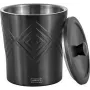 Balde de gelo Lurch 00240795 aço inoxidável parede dupla cinzento-escuro 1,5 l, Ø14,8 cm H18,5 cm