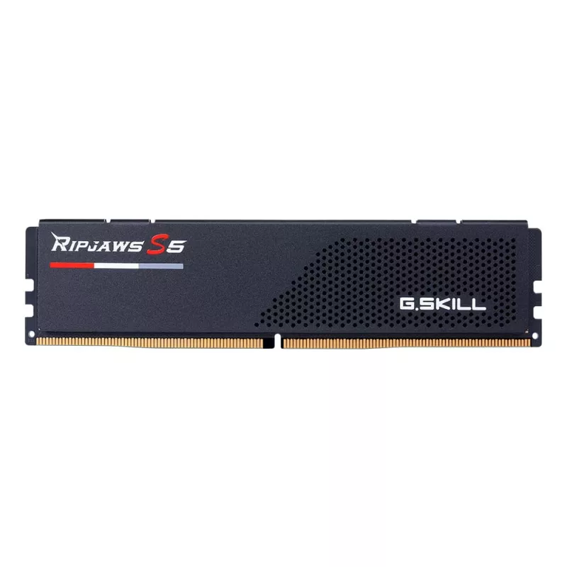 DIMM 32 GB DDR5-6000 (2x 16 GB) dual-kit, memória RAM preta, F5-6000J3238F16GX2-RS5K, Ripjaws S5, INTEL XMP