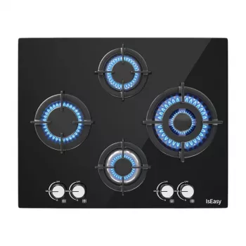Placa de cozinha vitrocerâmica a gás IsEasy MGBG-604B