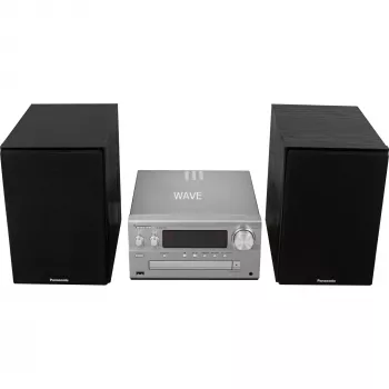 Sistema de áudio doméstico compacto Panasonic SC-PMX94EG-S