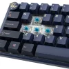 Teclado gaming Ducky One 3 Cosmic azul Mini, RGB-LED - MX-Blau (US)