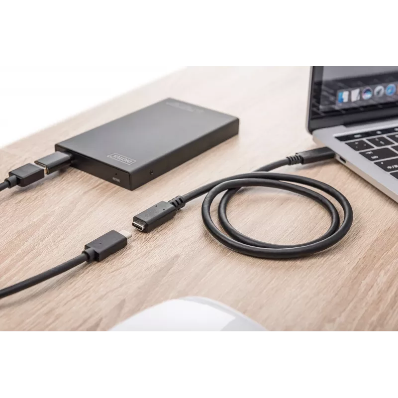 Cabo de extensão USB Type-C Digitus AK-300210-007-S 0,7 m