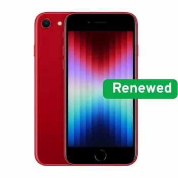 Apple Renew Grade C | iPhone SE (3.ª ger., 2022) | vermelho | 4,7 polegadas | Retina HD | A15 Bionic | 4 GB | 64 GB | iOS