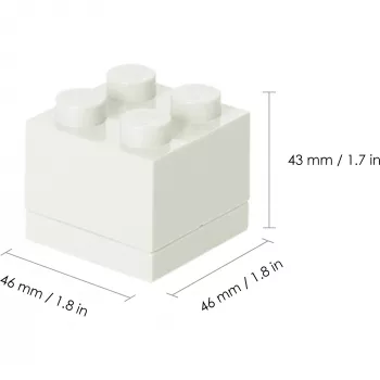 BROTDOSE Lego Mini branco 40111735 (40111735)