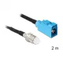 Cabo coaxial DeLOCK 88630 2 m FME FAKRA Z preto