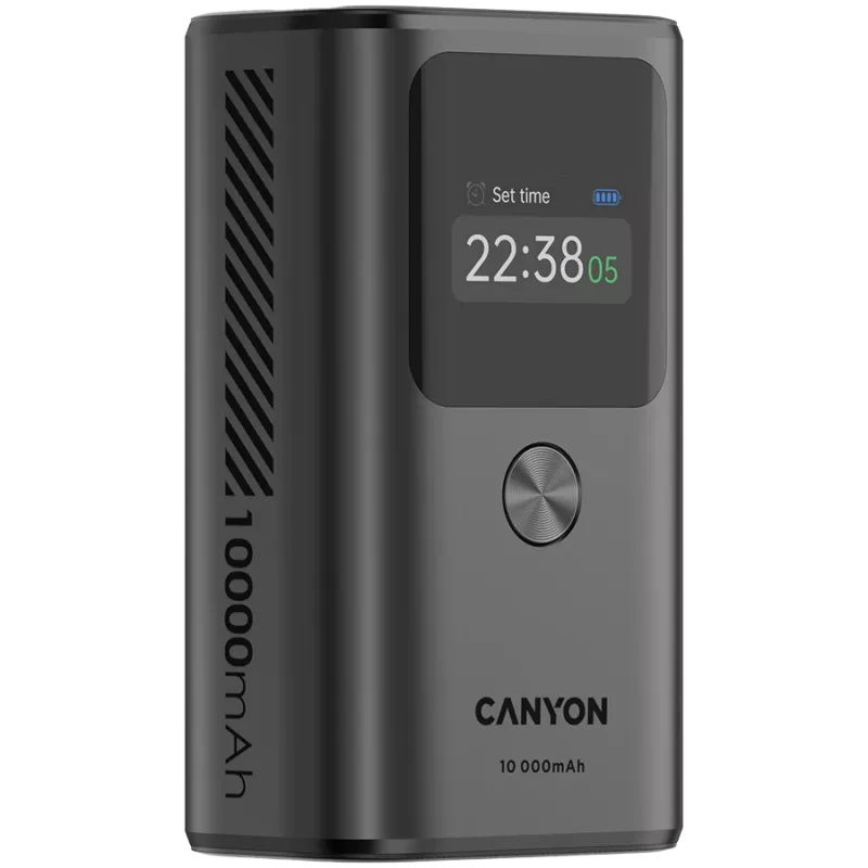 Powerbank portátil CANYON OnPower 130 TFT 10000 mAh