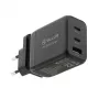 Carregador de parede Tellur TLL151451 65W, 3 portas (2x USB-C, 1x USB-A)