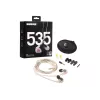 Shure SE535 headset com fios in-ear palco/estúdio transparente