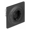 Tomada elétrica tipo F Fibaro FGWOF-011-8, 1 tomada, 110–230 V, 50/60 Hz, preto