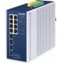 Switch gerido PLANET IP30 Industrial L2/L4 8 portas Gigabit Ethernet