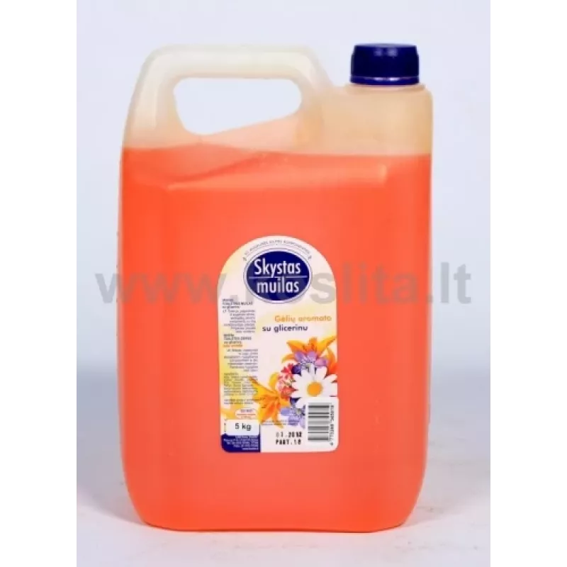 Sabão líquido com glicerina, fragrância floral 5 l