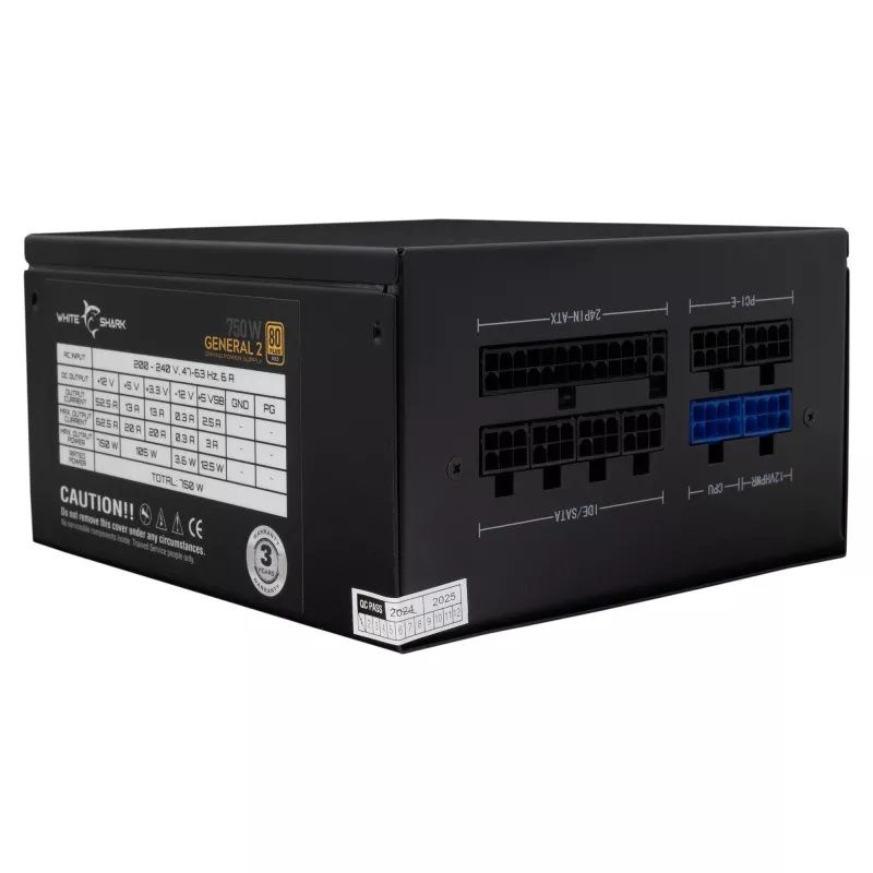 Fonte de alimentação White Shark GPSU-750W General-2 750W