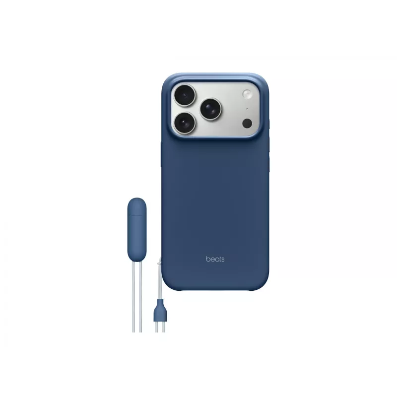 Apple Beats Kickstand Case capa para iPhone 17 Pro com MagSafe e controlo da câmara, Bedrock Blue (MGTP4LL/A)