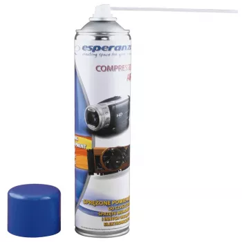 Spray de ar comprimido ESPERANZA ES118 600 ml, azul/branco, 1 unid.