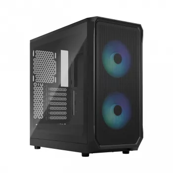 Fractal Design Focus 2 RGB Tempered Glass Caixa de PC Mid Tower ATX - Preto